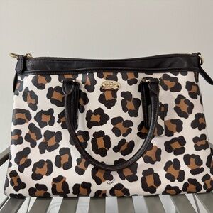 Coach Leopard Print Bag